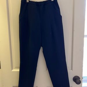 pencil wool blend pant with full lining made in Japan
